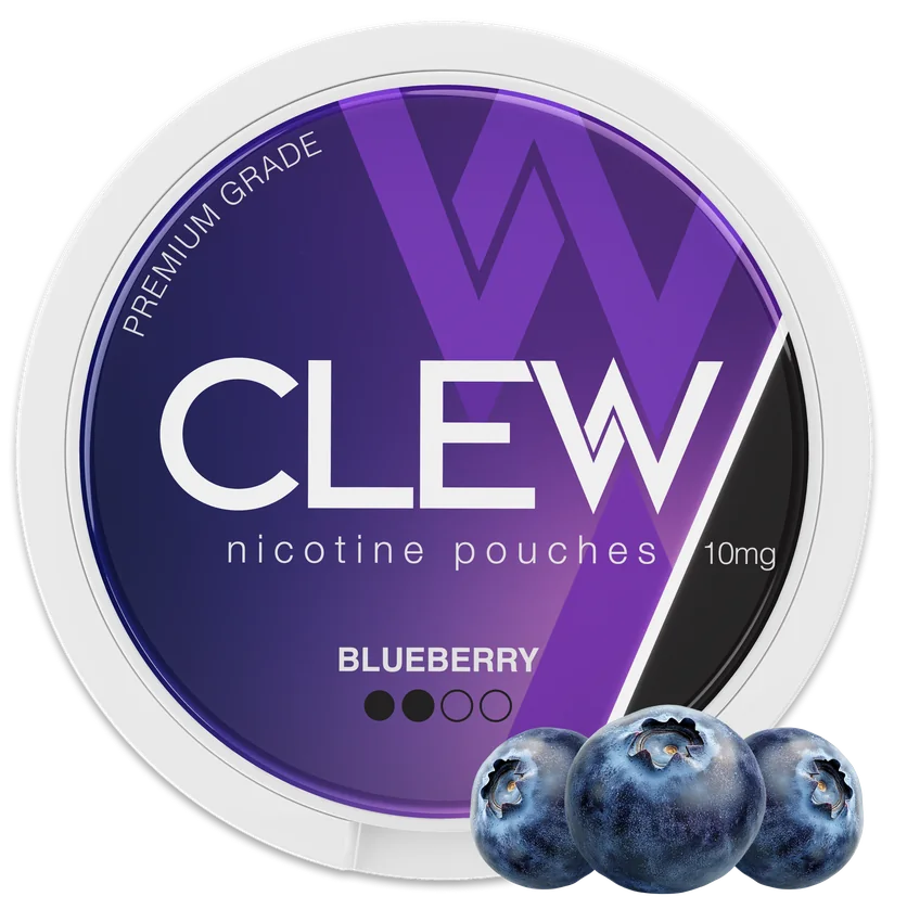 CLEW Blueberry nicotine pouches