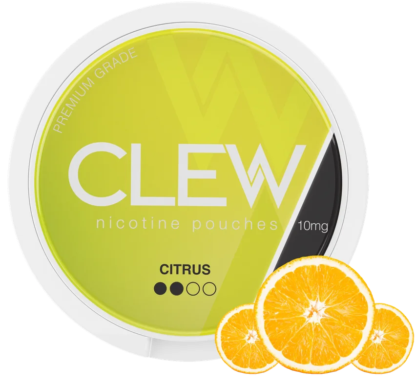 CLEW Citrus nicotine pouches