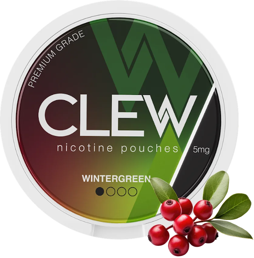 CLEW Wintergreen nicotine pouches